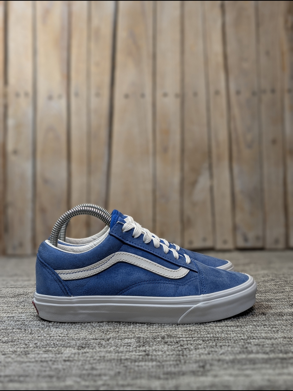 Vans Old Skool Pig Suede in Princess Blue/White - Size 5.5 Men/7 Women